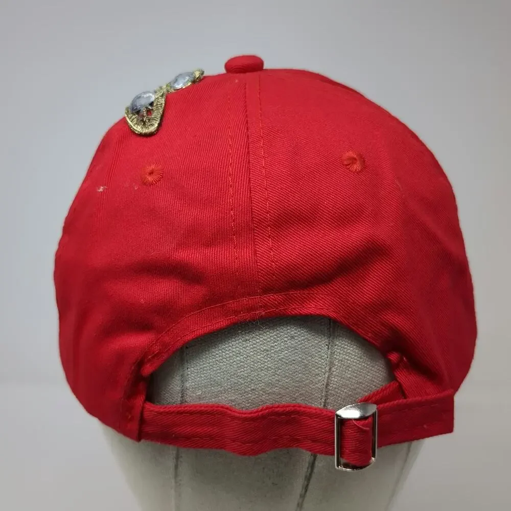Unbranded red baseball